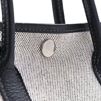 Hermes Twill D H Negonda Garden Party 30 TPM Ecru Black 7 of 9