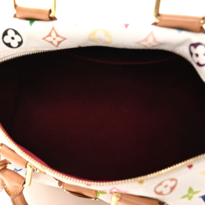 Louis Vuitton Monogram Multicolor Speedy 30 White 5 of 10