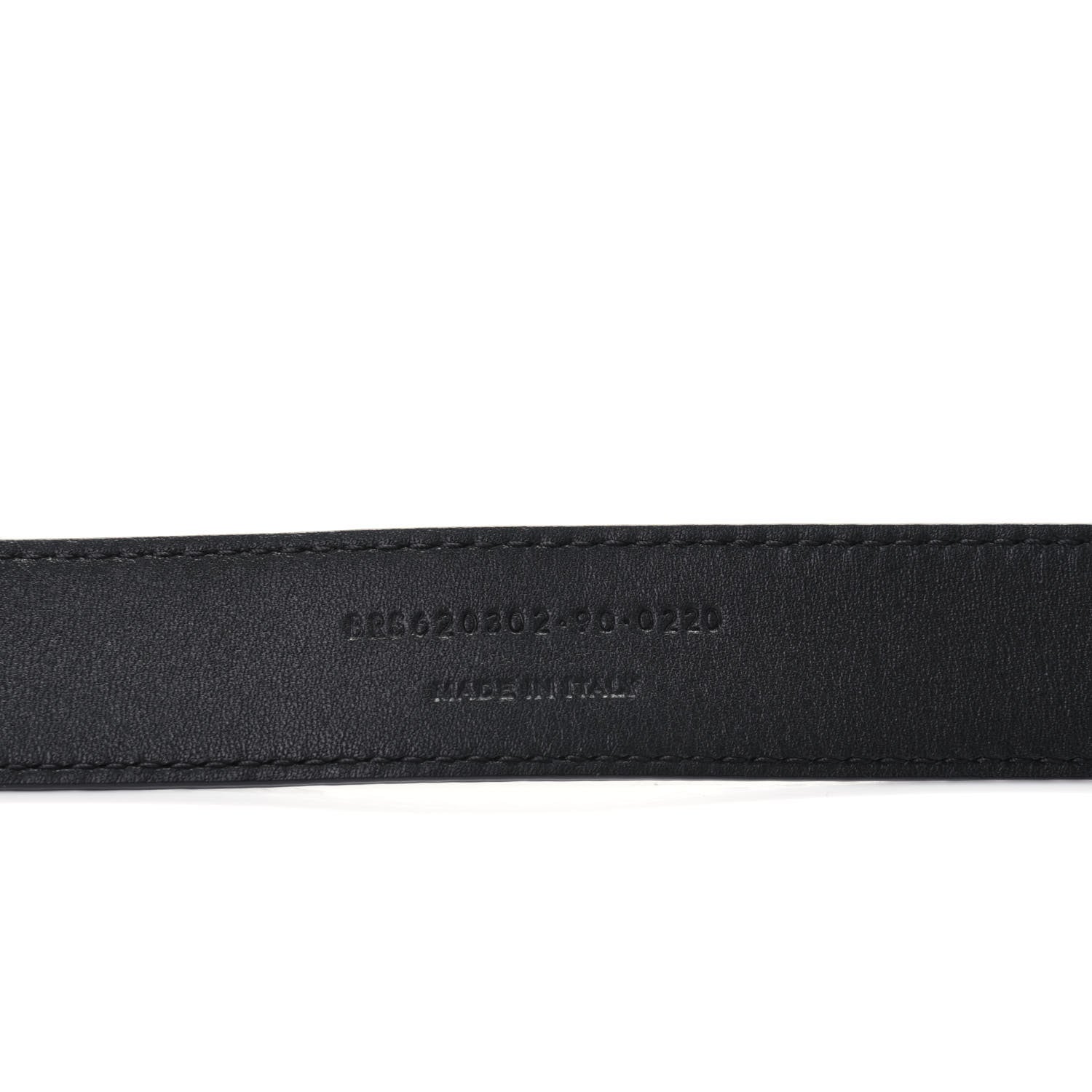 Saint Laurent Calfskin Snakeskin Embossed Love Heart Belt Bag 90 36 Black 5 of 5