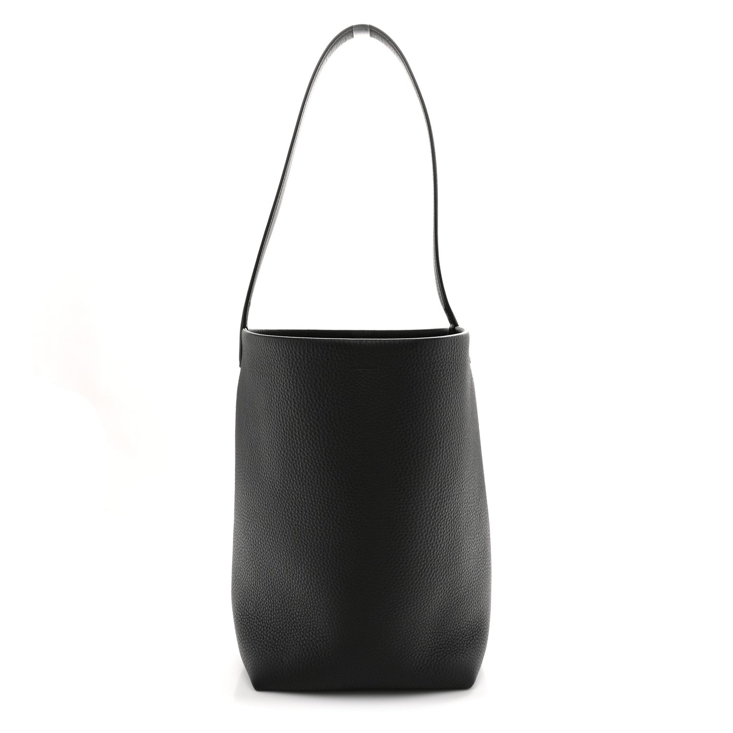Grained Calfskin Medium N/S Park Black