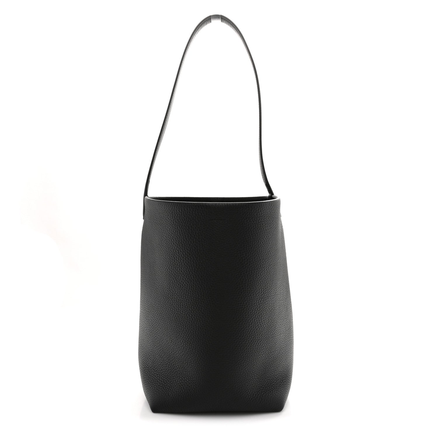 The Row Grained Calfskin Medium N/S Park Black 1 of 10