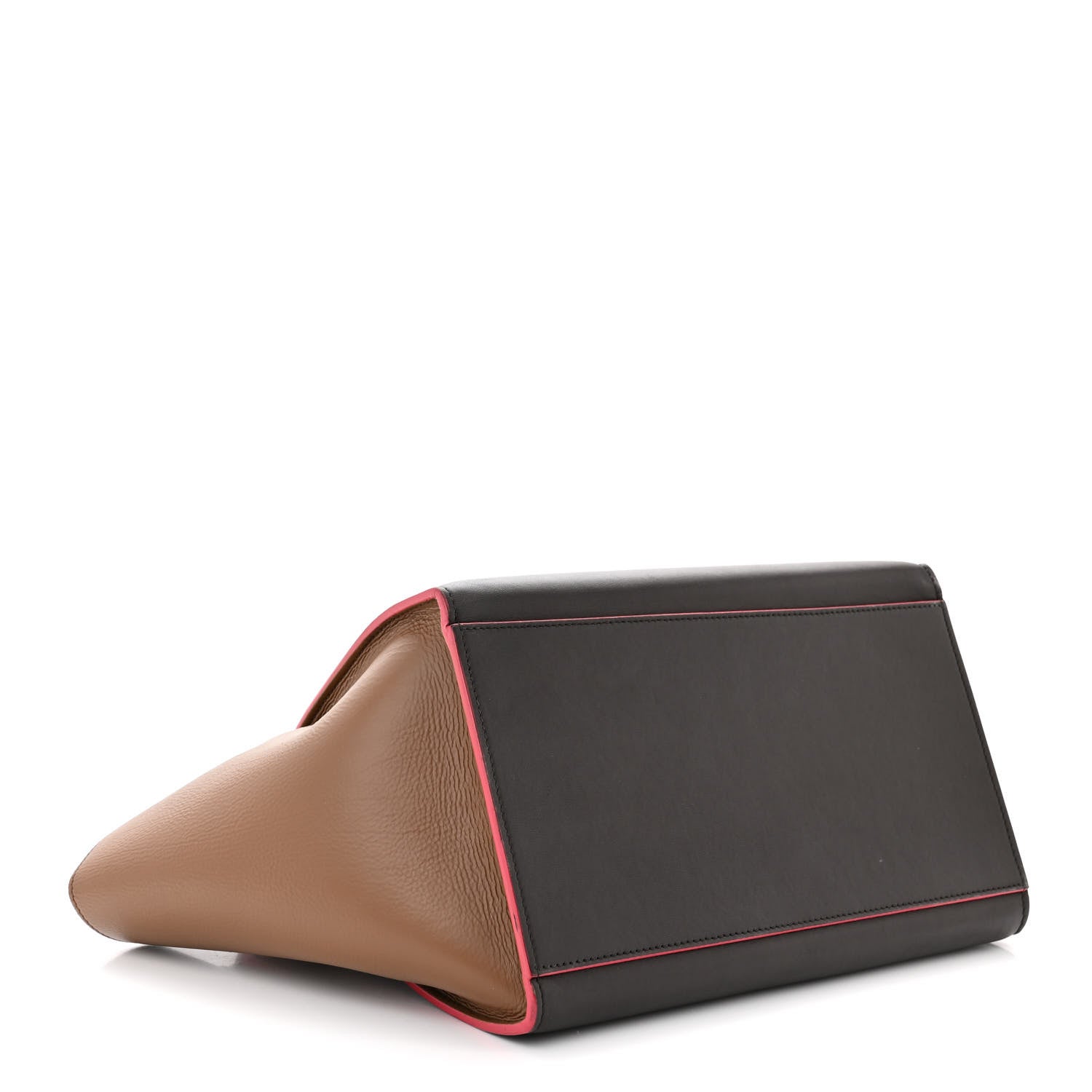 Celine Calfskin Small Tri-Color Trapeze Taupe 4 of 10