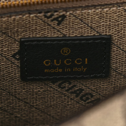 Balenciaga X GUCCI GG Supreme Monogram Small Hourglass Top Handle Bag Beige Ebony 6 of 12