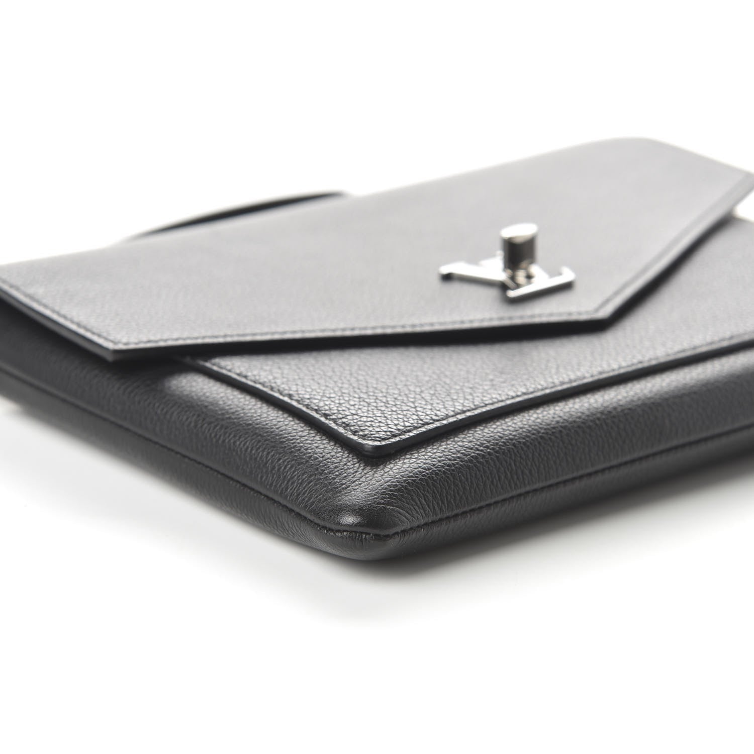 Louis Vuitton Soft Calfskin My Lockme Pochette Black 6 of 9