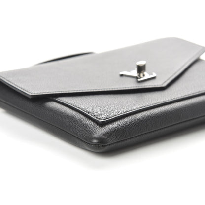 Louis Vuitton Soft Calfskin My Lockme Pochette Black 6 of 9