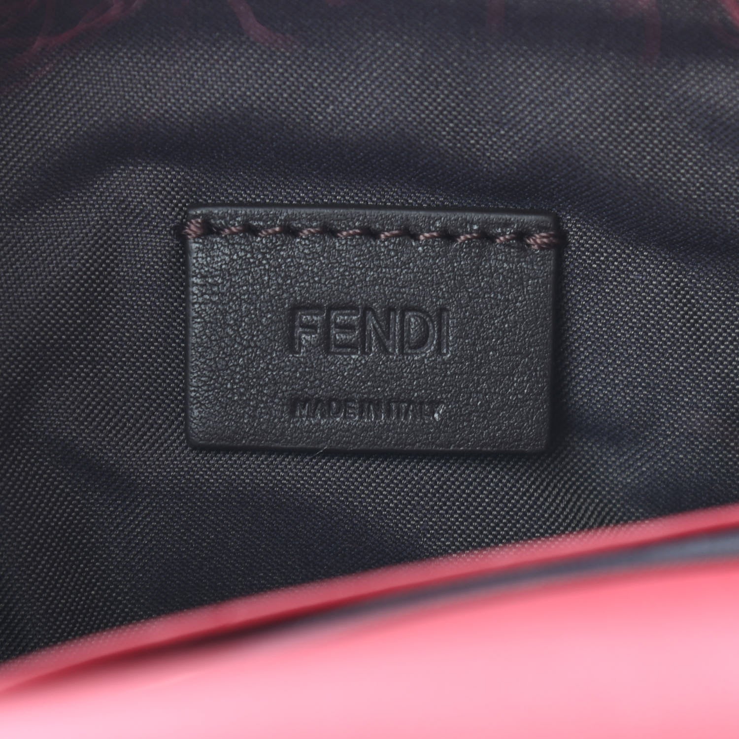 Fendi Vitello Dolce Mini Baguette Ribes 5 of 8