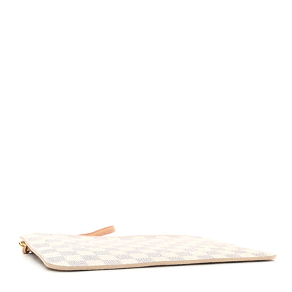 Louis Vuitton Damier Azur Neverfull MM GM Pochette Rose Ballerine 4 of 7