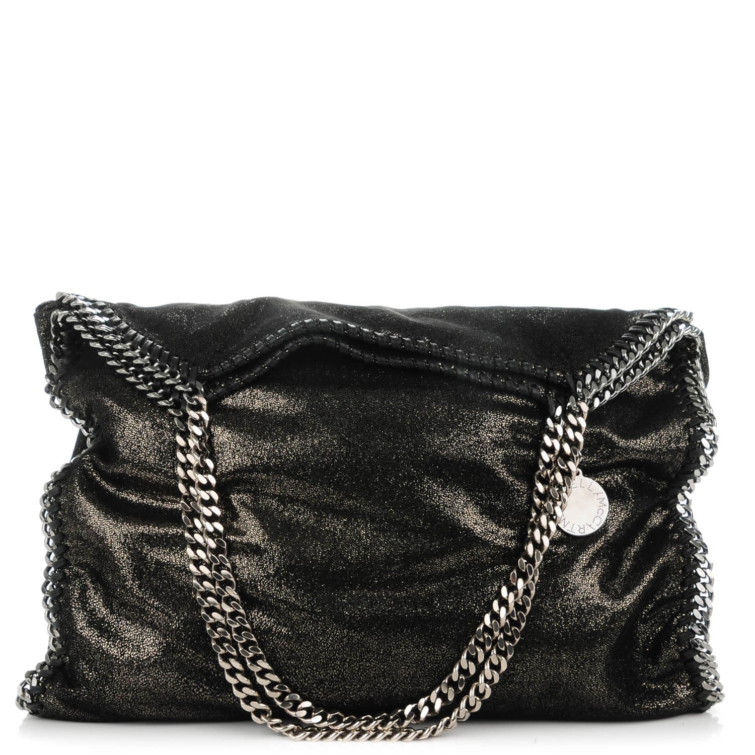 Stella McCartney Chamois Big Falabella Tote Ruthenium 1 of 6