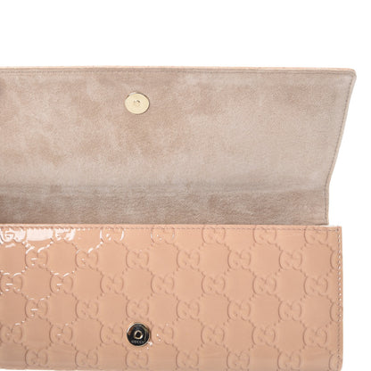Gucci Patent Guccissima Small Broadway Clutch Dark Cipria 8 of 8