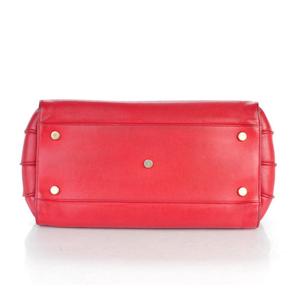 Saint Laurent Calfskin Small Sac De Jour Lipstick Red 16 of 20