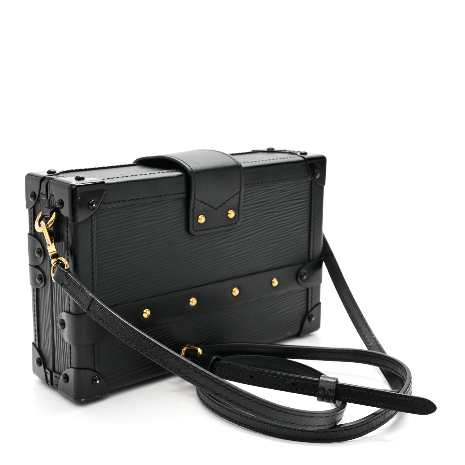 Louis Vuitton Epi Petite Malle Black 3 of 11