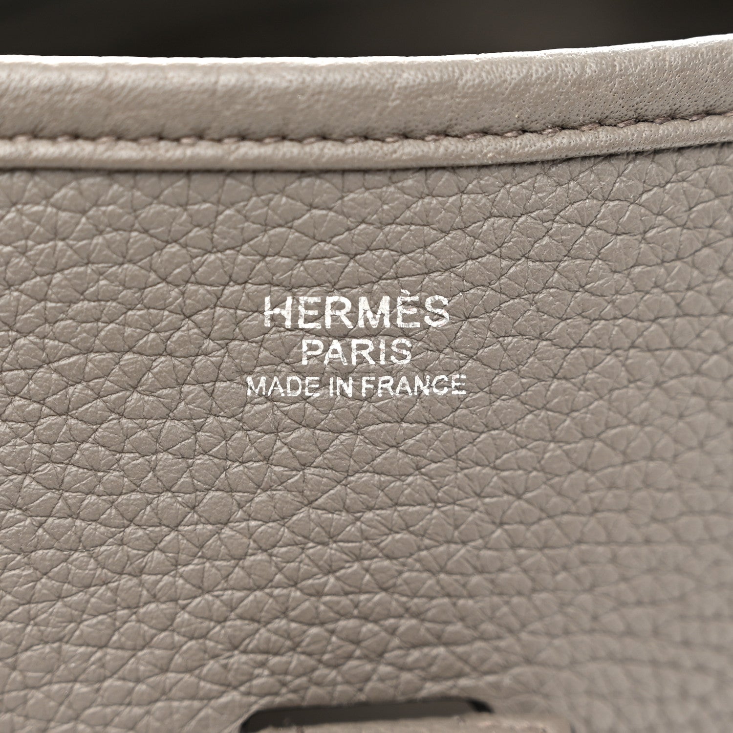 Hermes Taurillon Clemence Evelyne III GM Etain 6 of 10