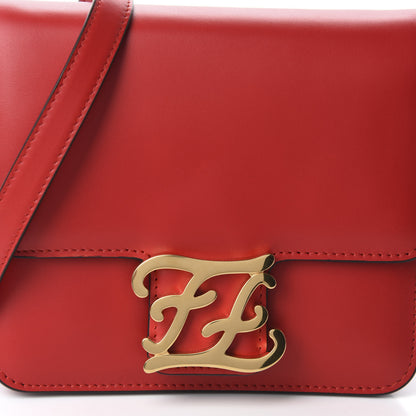 Fendi Vitello King Karligraphy Crossbody Bag Fuoco 10 of 11