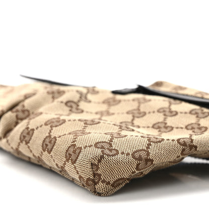 Gucci GG Monogram Double Pocket Belt Bag Dark Brown 10 of 12