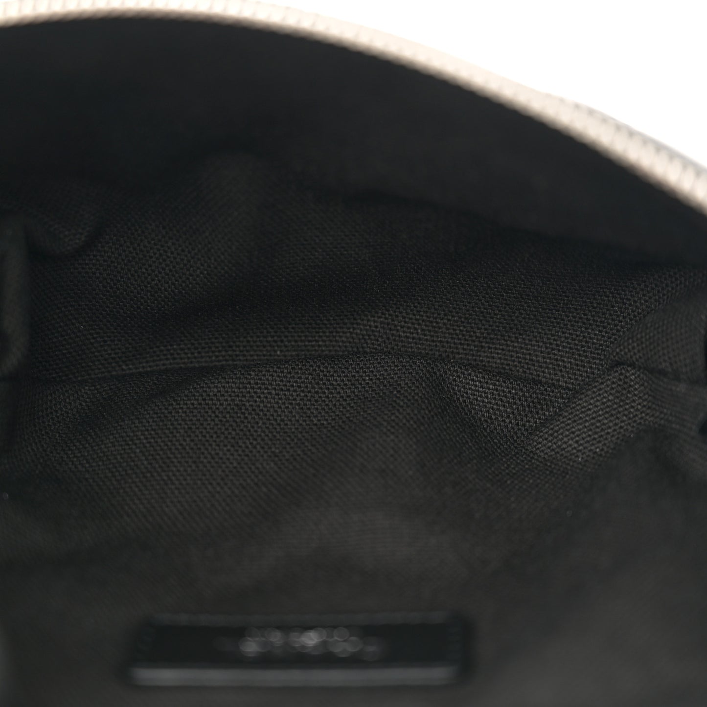 Calfskin Quilted Waist Belt Bag Black