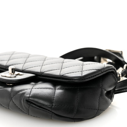 Chanel Calfskin Quilted CC Uniform Flap Belt Bag Black 10 of 13