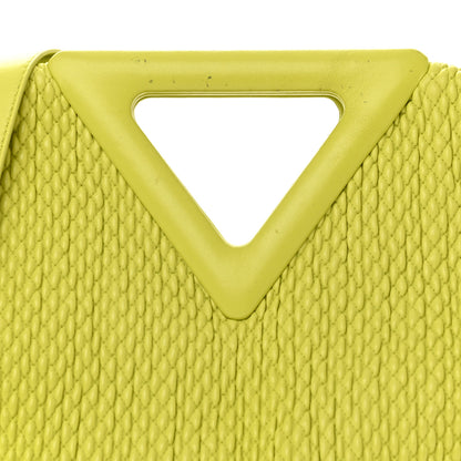 Bottega Veneta Lambskin Knit Large The Point Triangle Bag Seagrass 7 of 14