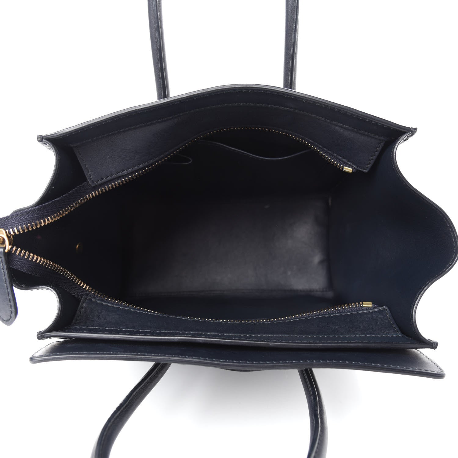 Celine Smooth Calfskin Micro Luggage Navy Blue 5 of 10