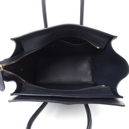 Celine Smooth Calfskin Micro Luggage Navy Blue 5 of 10