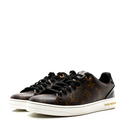 Louis Vuitton Patent Monogram Frontrow Sneakers 35 3 of 11