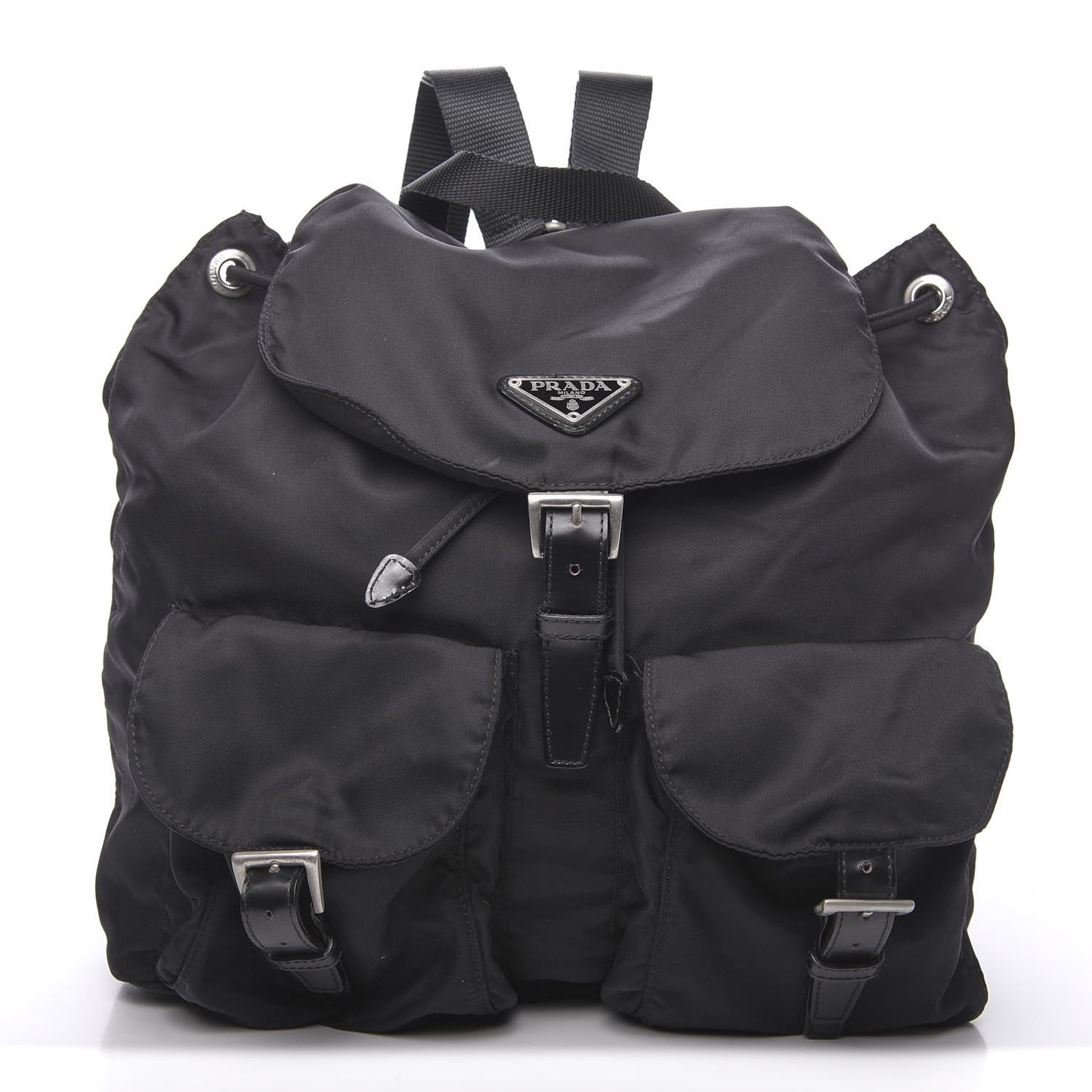 Nylon Vela Medium Backpack Black