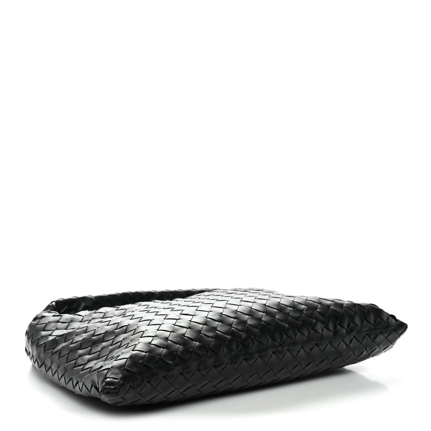 Calfskin Intrecciato Small Hop Black