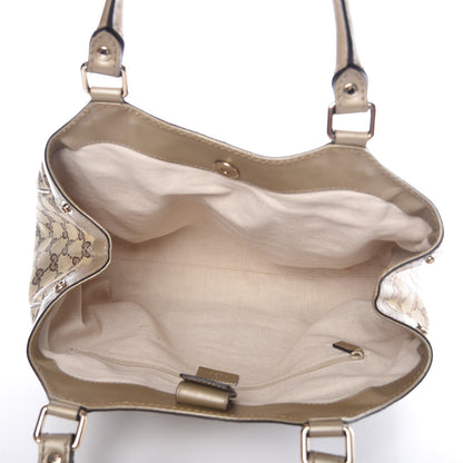 Gucci Monogram Medium Sukey Tote Champagne 5 of 15