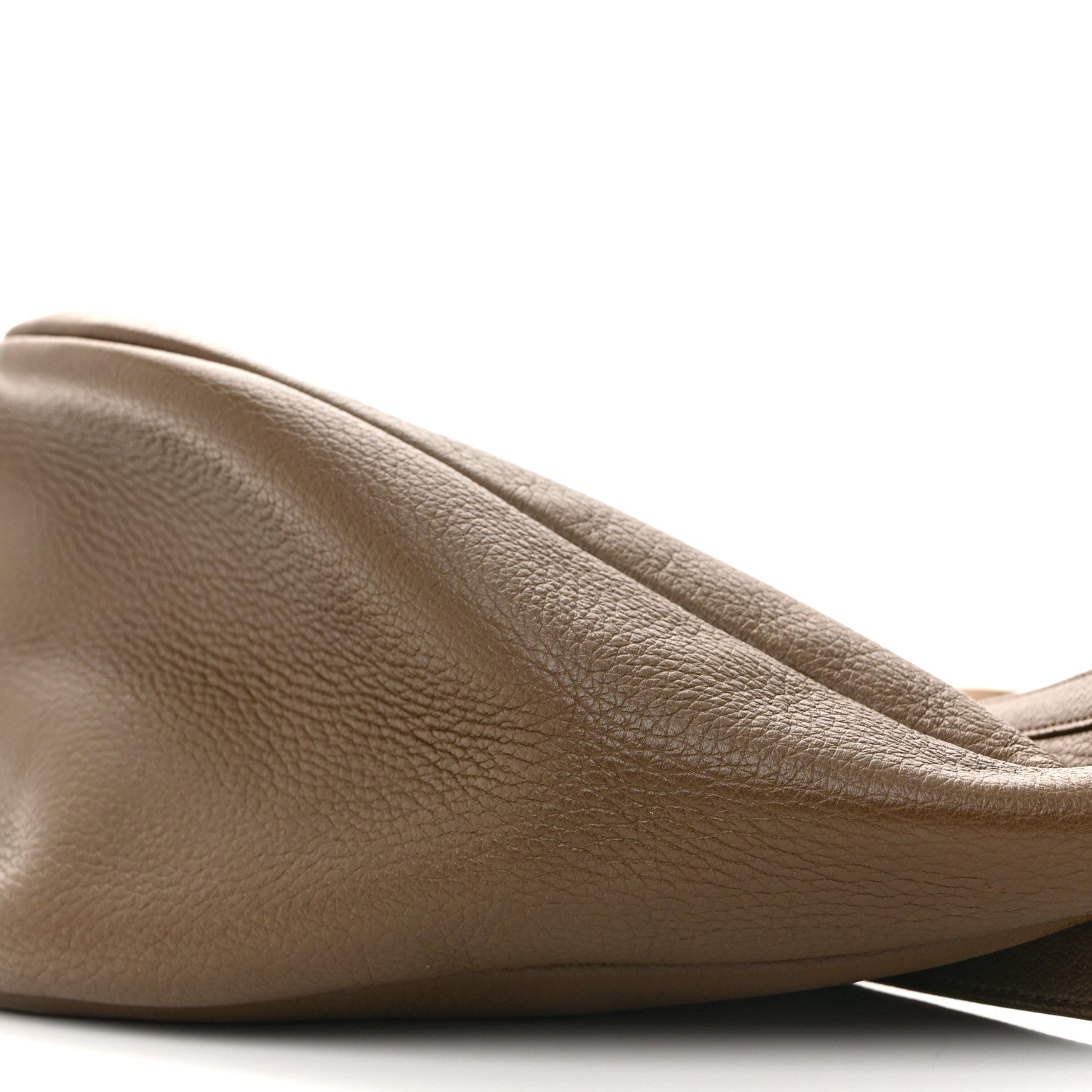 The Row Grained Calfskin Large Slouchy Banana Bag Brunette 10 of 11