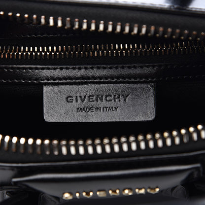 Givenchy Shiny Lord Calfskin Mini Antigona Black 6 of 9