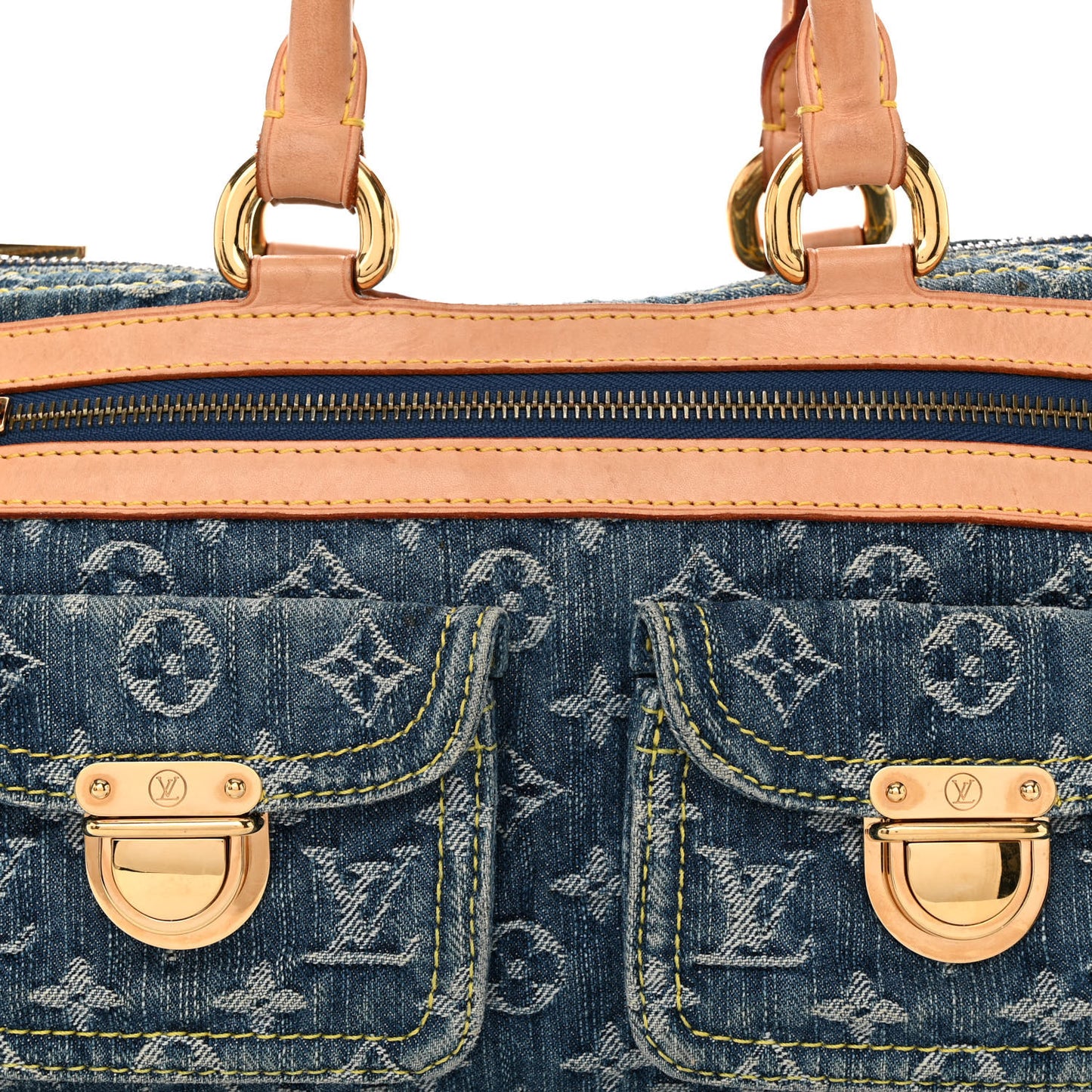 Monogram Denim Neo Speedy Blue