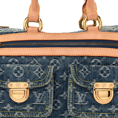 Louis Vuitton Monogram Denim Neo Speedy Blue 7 of 15