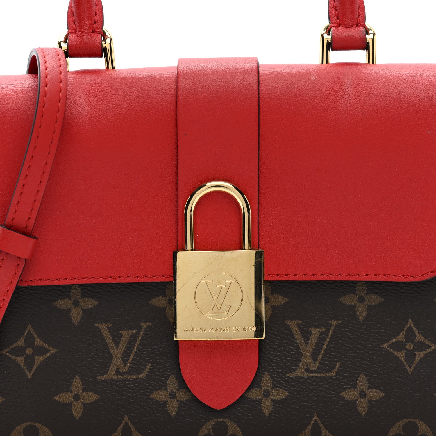 Louis Vuitton Monogram Locky BB Coquelicot 8 of 10