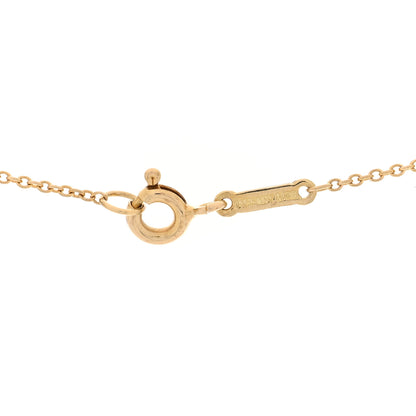 Tiffany 18K Yellow Gold Dove Pendant Necklace 4 of 5
