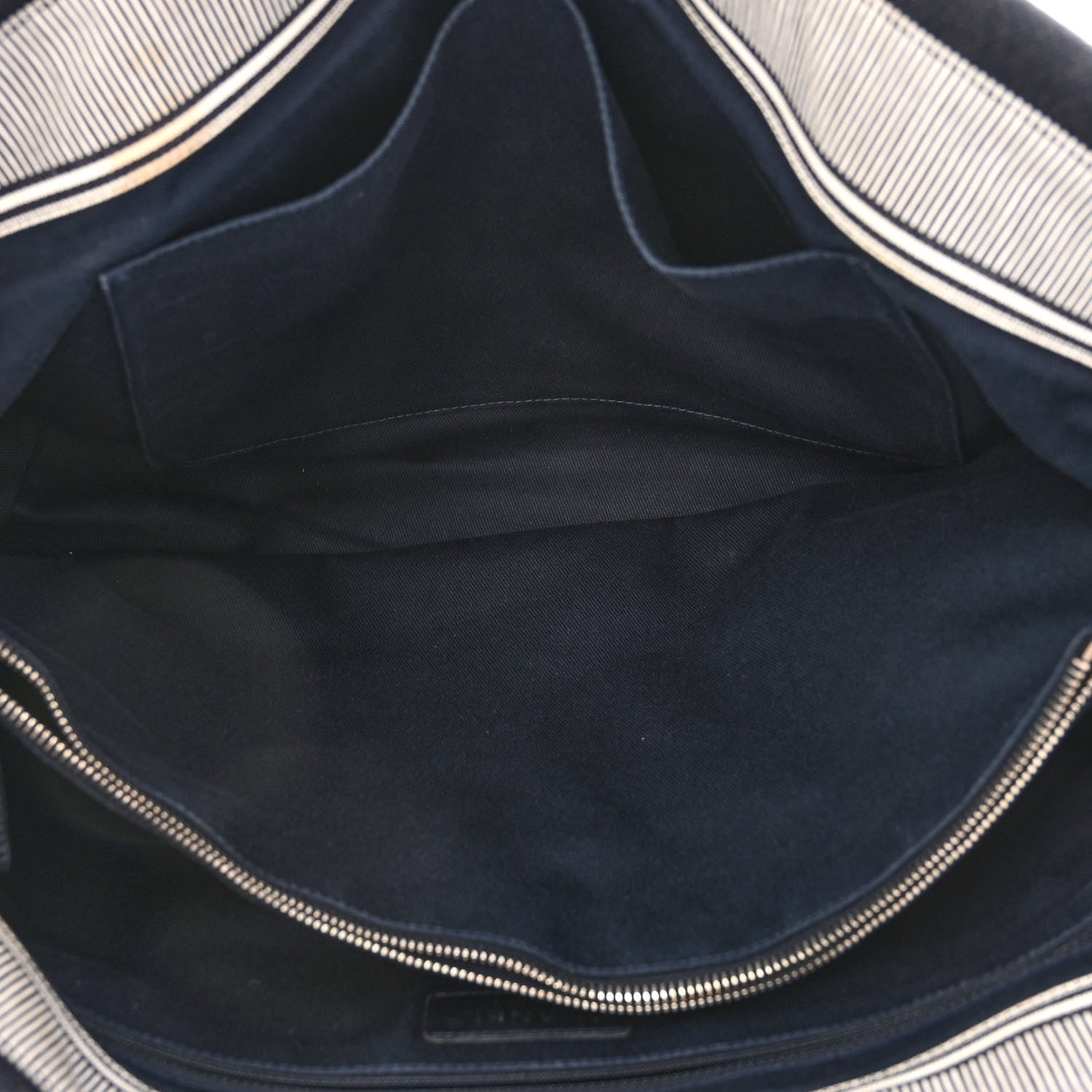 Chanel Denim Large Shopping Tote Blue 5 of 10