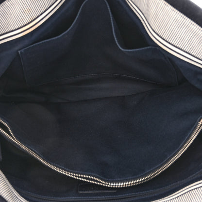 Chanel Denim Large Shopping Tote Blue 5 of 10