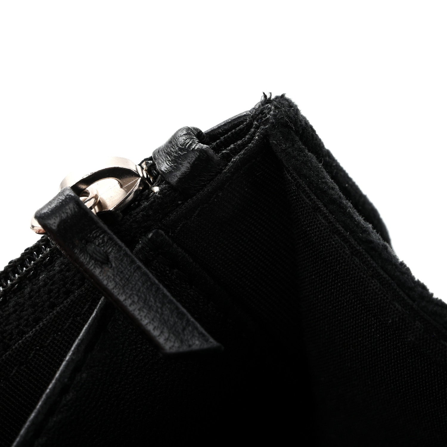 Chanel Velvet Mirror Embellished Boy Wallet On Chain WOC Argent 13 of 15