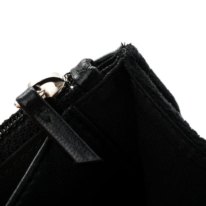 Chanel Velvet Mirror Embellished Boy Wallet On Chain WOC Argent 13 of 15