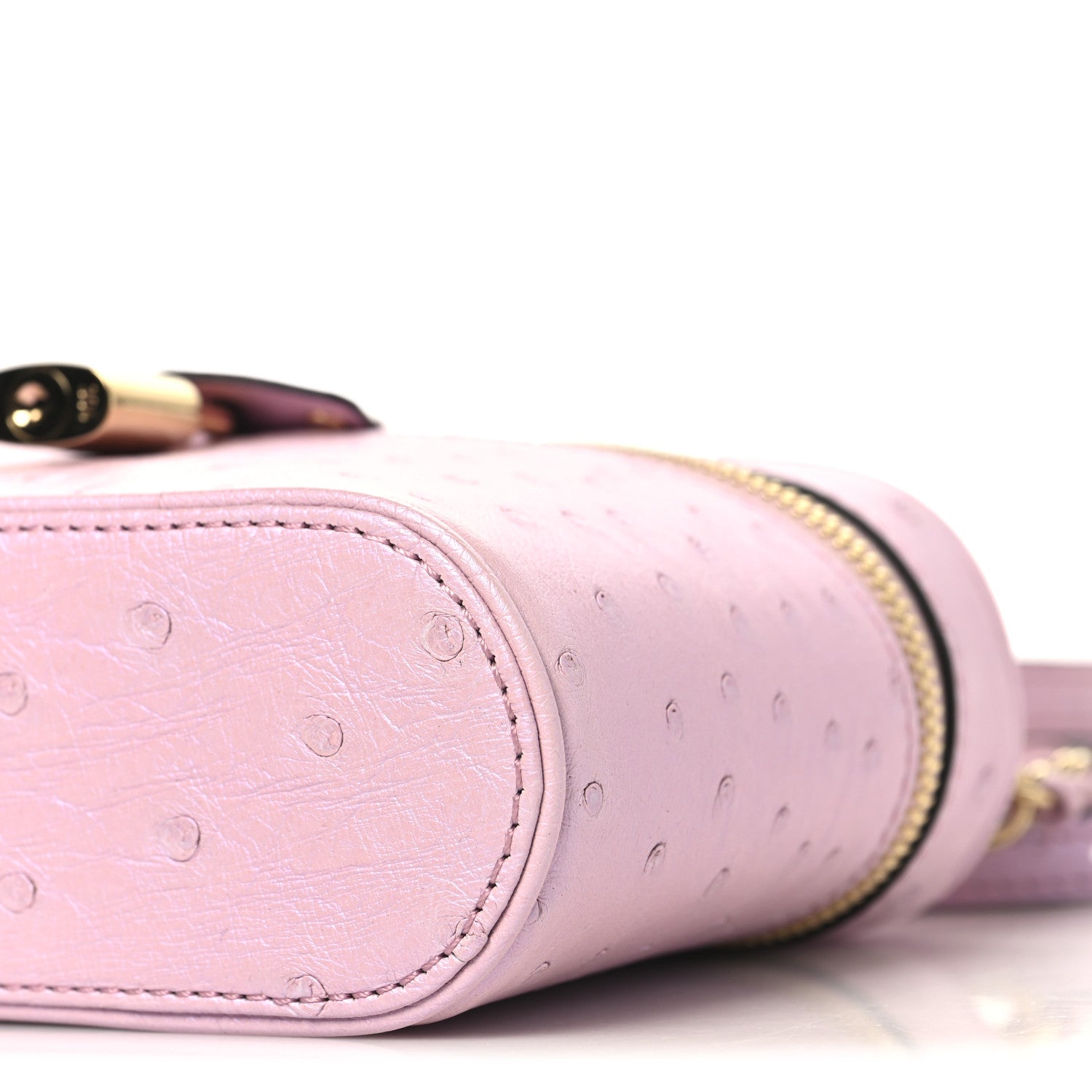 Louis Vuitton Ostrich Vanity Chain Pouch Pink 9 of 10