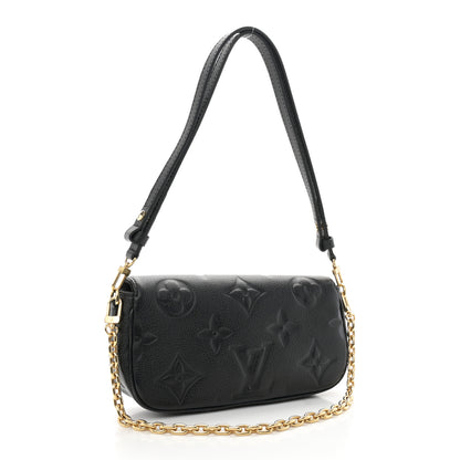 Louis Vuitton Empreinte Monogram Giant Ivy Wallet On Chain Black 3 of 10