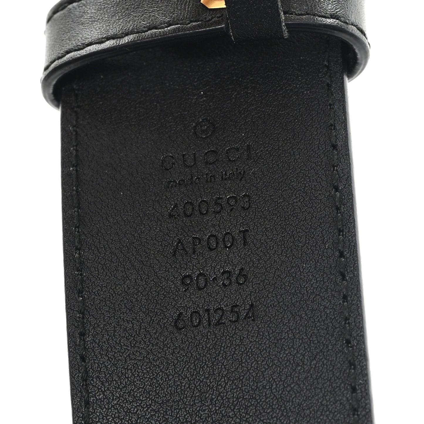 Calfskin Double G 40mm Belt 90 36 Black