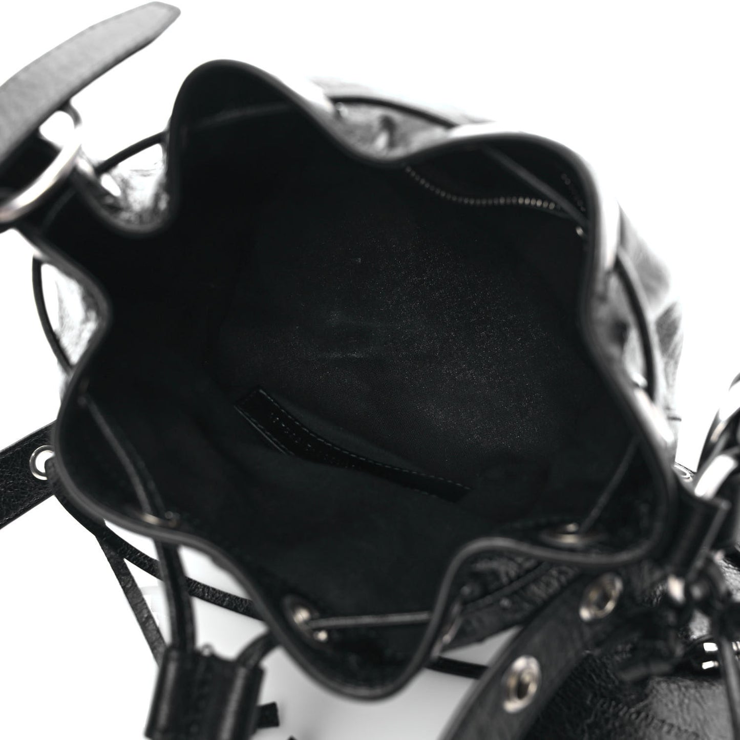 Agneau Arena Le Cagole Bucket Bag XS Black