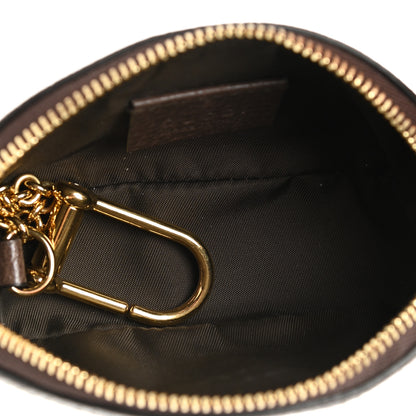 Gucci GG Supreme Monogram Web Ophidia Dome Key Pouch Beige New Acero 5 of 8