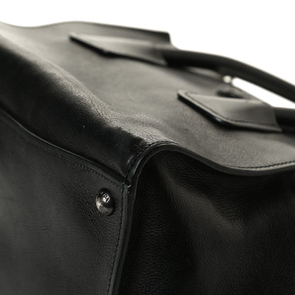 Prada Glace Calf Twin Pocket Tote Black 9 of 12