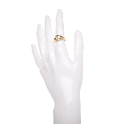 Tiffany 18K Yellow Gold Signature X Ring 48 4.5 2 of 6