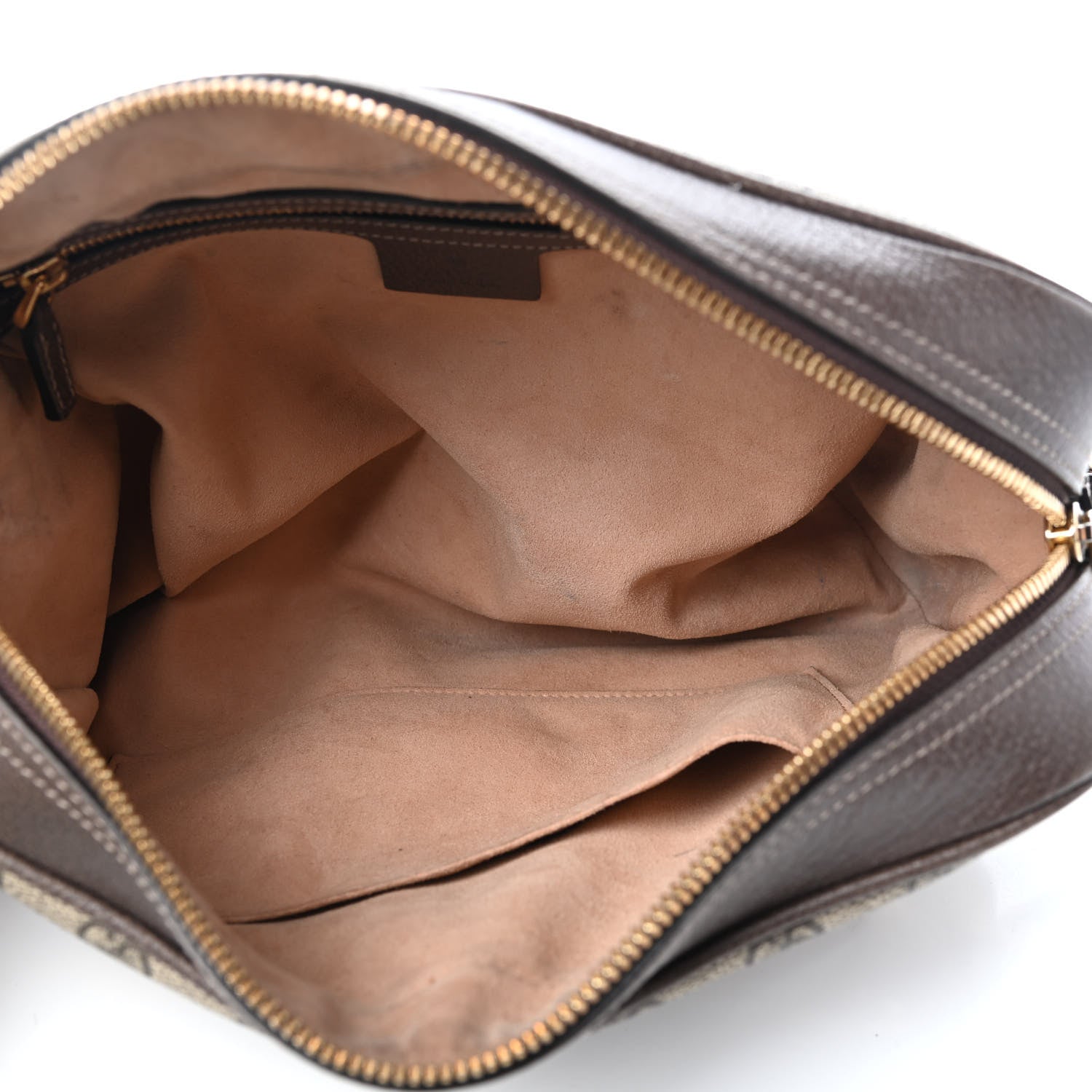 Gucci GG Supreme Monogram Web Small Ophidia Shoulder Bag Brown 7 of 10
