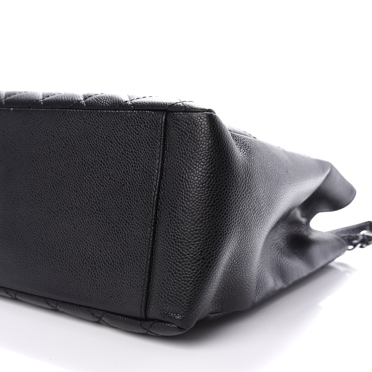 Caviar Quilted Grand Shopping Tote GST Black