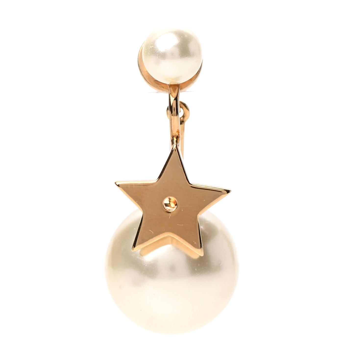 Pearl Strass My ABCDior Tribale Star Earring Aged Gold