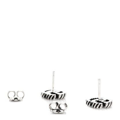 Gucci Sterling Silver Torchon Double G Earrings 3 of 5