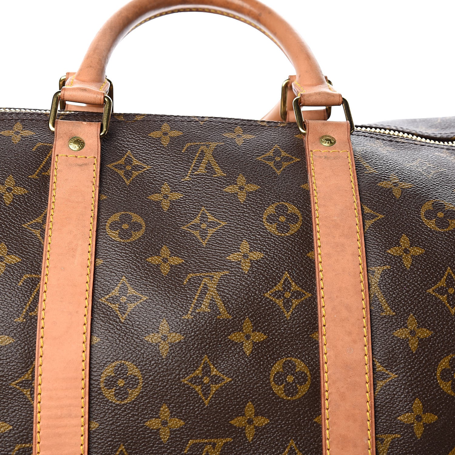 Louis Vuitton Monogram Keepall Bandouliere 55 14 of 17