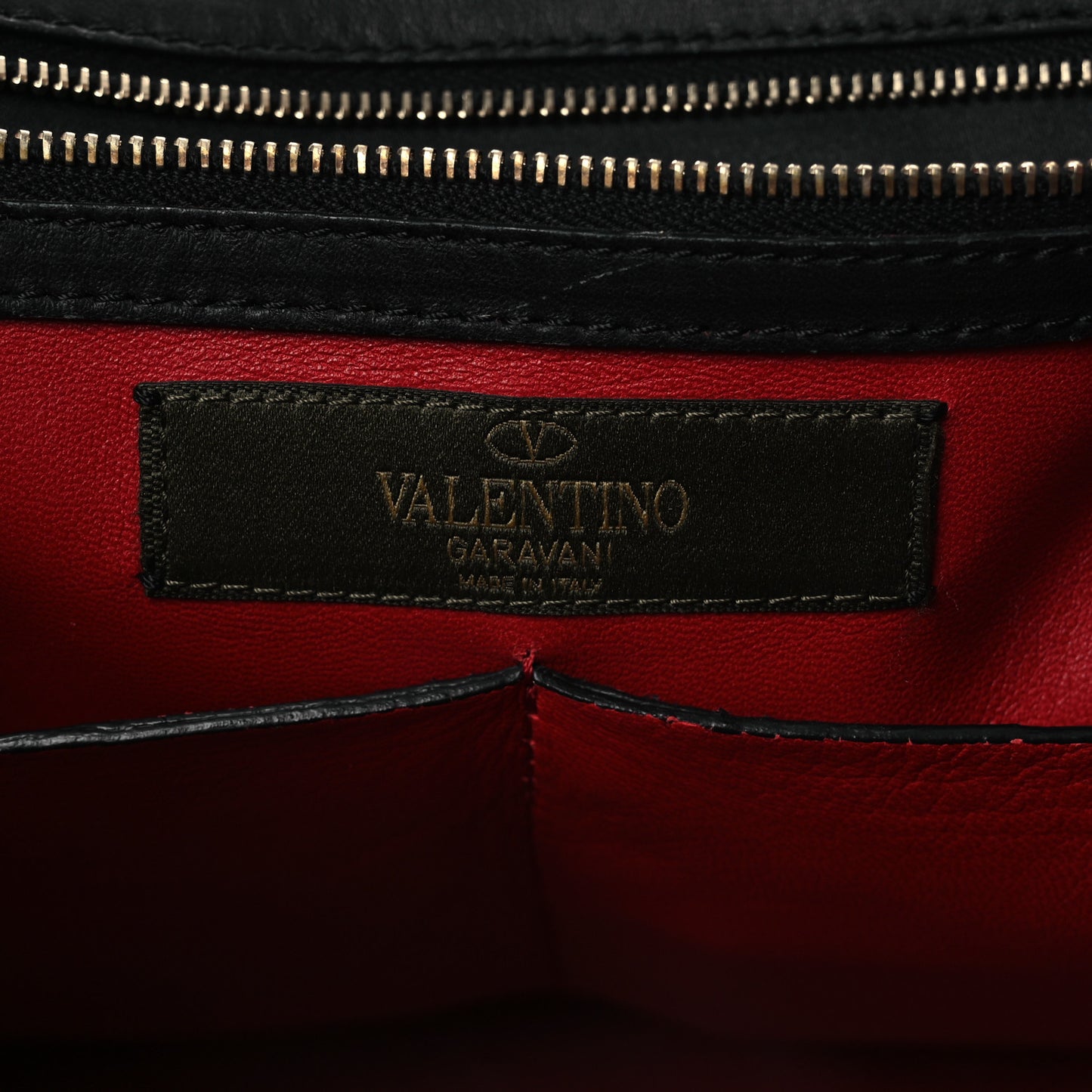 Nappa Canvas Camouflage Medium Rockstud Soft Tote Red